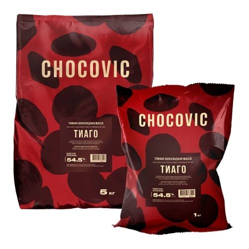 Шоколад темный Chocovic ТИАГО (Сикао) 54,5%, 200гр