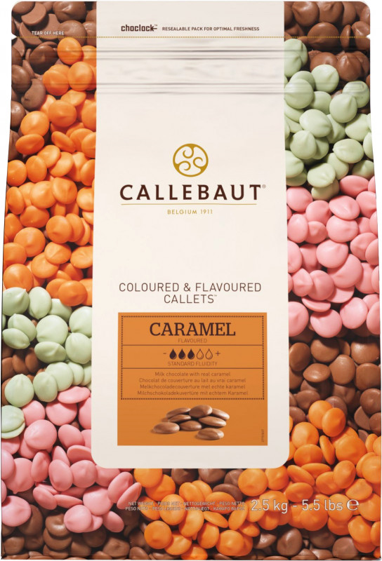 Шоколад Callebaut Caramel со вкусом карамели, 200гр